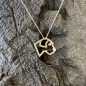 Preview: Silberanhänger Jagdhund mit Kette